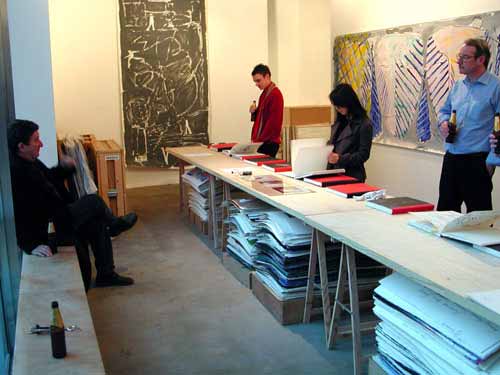 Bruce McLean works on paper and sketch books 15 Feb