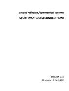 48 second reflection / symmetrical contents  STURTEVANT and SECONDEDITIONS