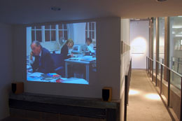 Front room video projection