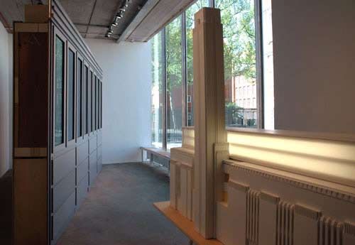 Upper space installation view