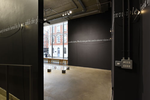Joseph Kosuth, Seamus Farrell - installation view