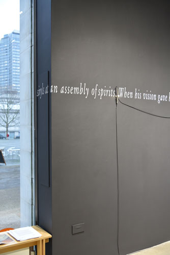 Joseph Kosuth, Seamus Farrell - installation view