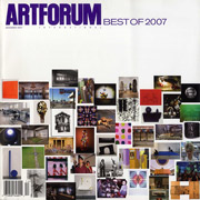 Artforum December 2007 cover