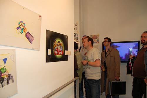 Frank Sidebottom Private view